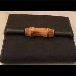 Vintage Gucci bamboo wallet